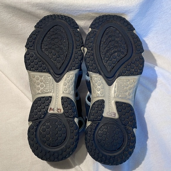Cheeks Fitbody Sport Sandals women’s size 7 1/2W, EUC, Blues, velcro - Picture 10 of 12